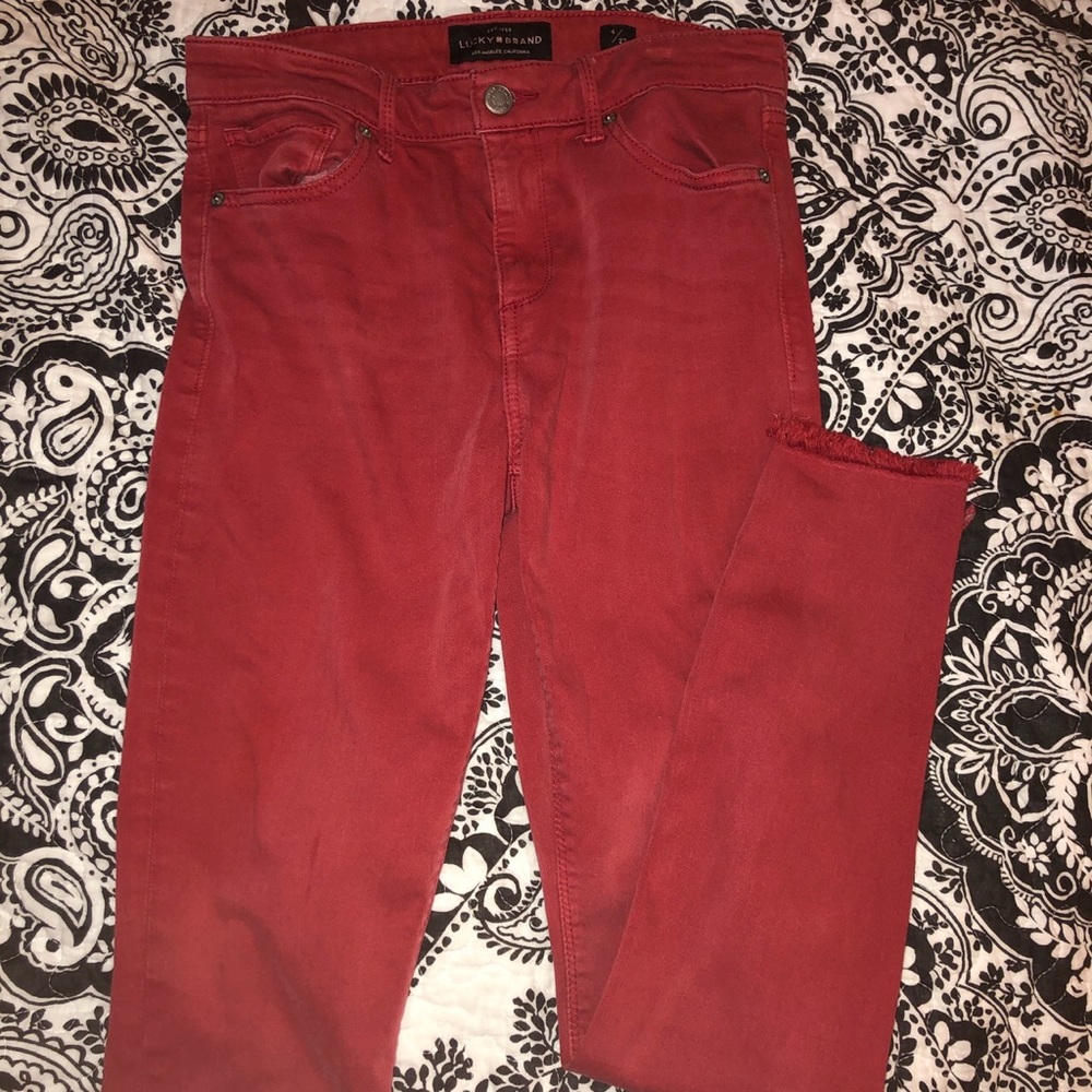 Lucky brand auburn jeans